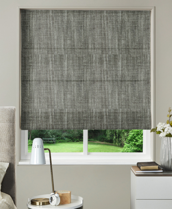 Made To Measure Roman Blinds Biarritz Granite