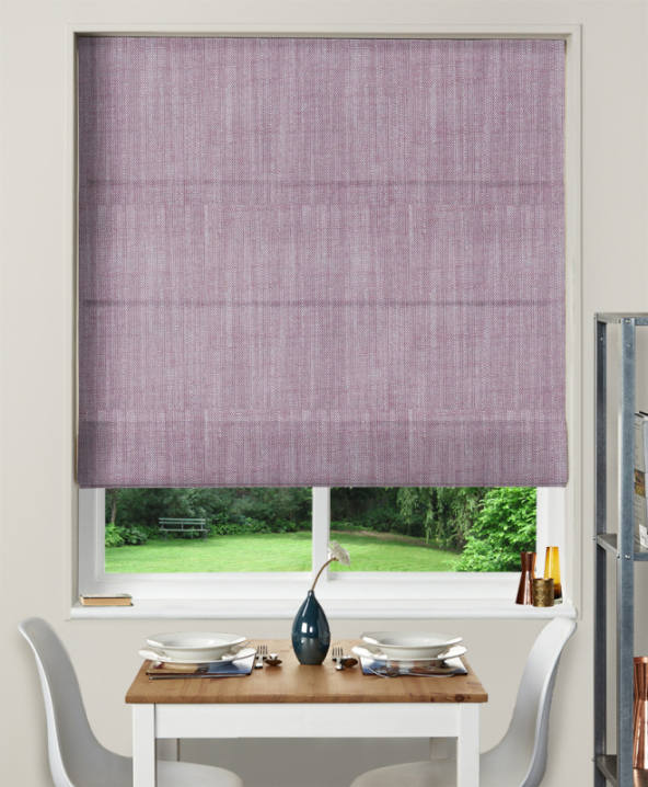 Made To Measure Roman Blinds Biarritz Heather