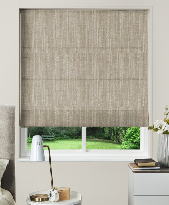 Made To Measure Roman Blinds Biarritz Nougat