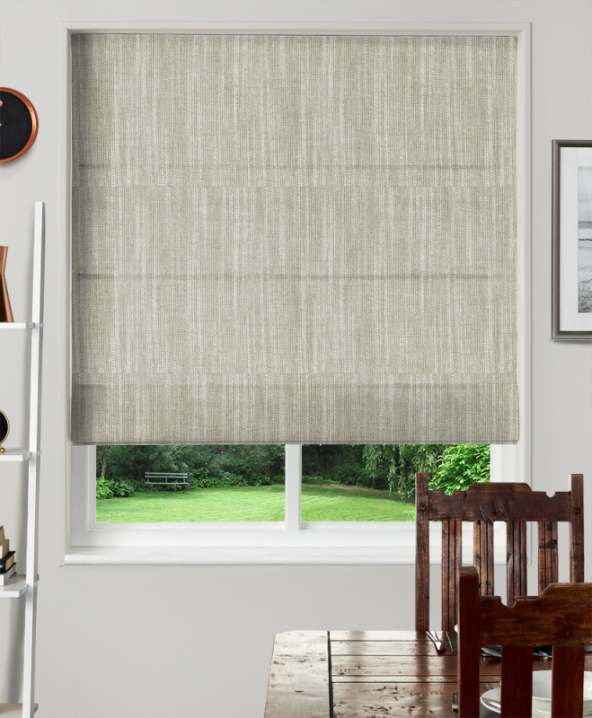 Made To Measure Roman Blinds Biarritz Putty