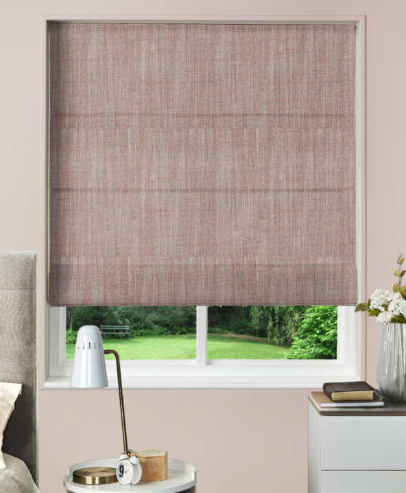 Made To Measure Roman Blinds Biarritz Rose
