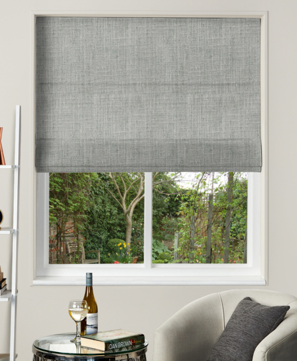 Made To Measure Roman Blinds Biarritz Slate