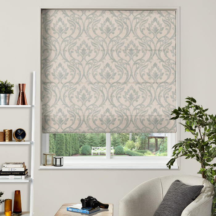 Roman Blind in Leyburn Duckegg