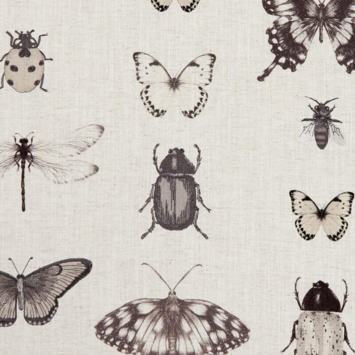Made To Measure Roman Blinds Papilio Charcoal/Linen