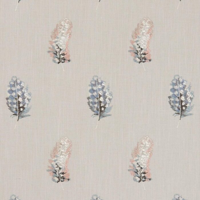 Made To Measure Roman Blinds Plumis Blush/Linen