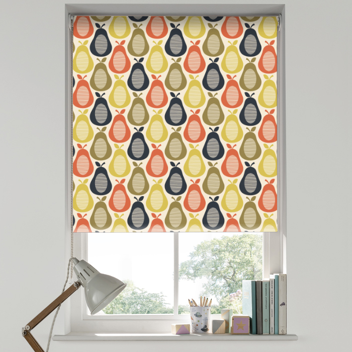 Scribble Pears Multi Blackout Roller Blind