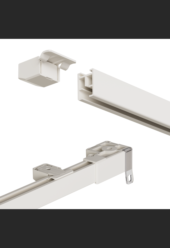 Discrete Curtain Track Brackets