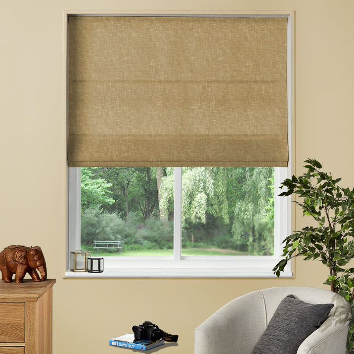 Roman Blind in Muse Saffron