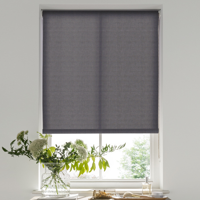 Palermo Charcoal Electric Roller Blind