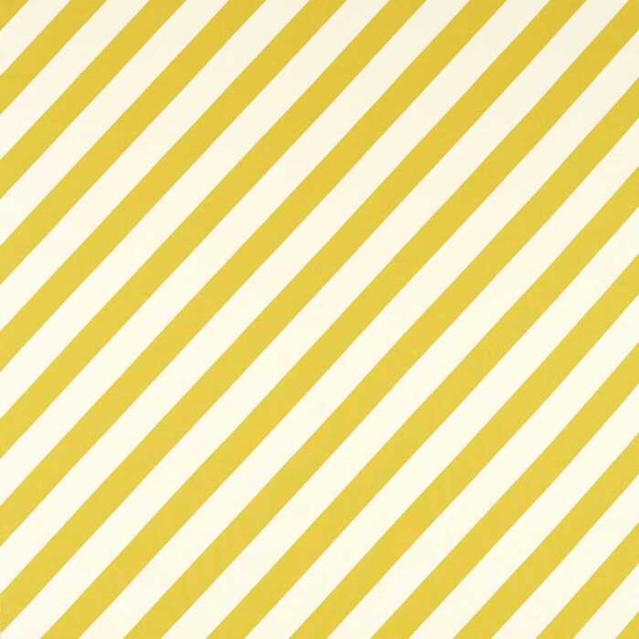 Paper Straw Stripe Citrine Fabric by Harlequin