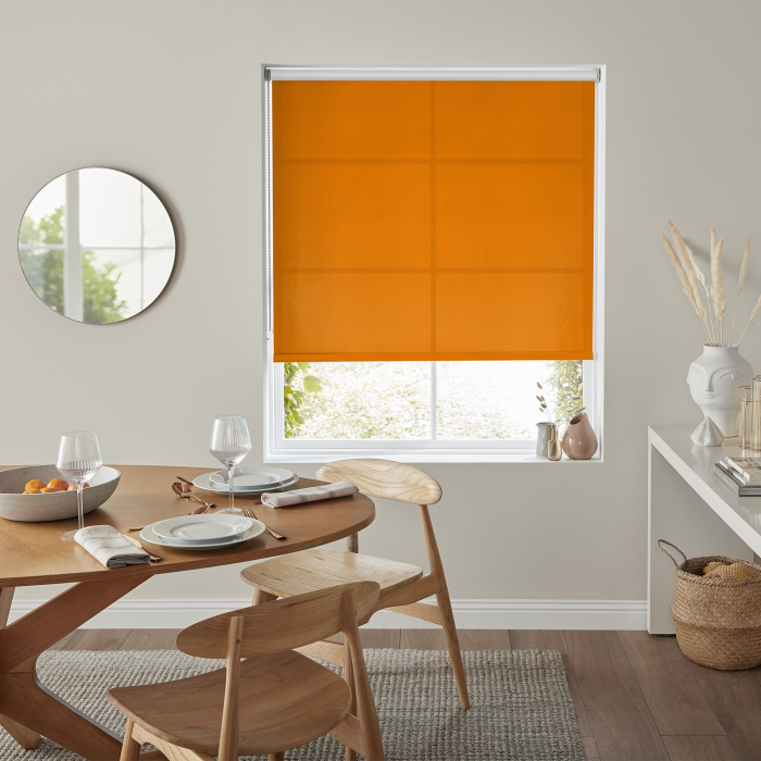 Ray Orange Eve Electric Roller Blind