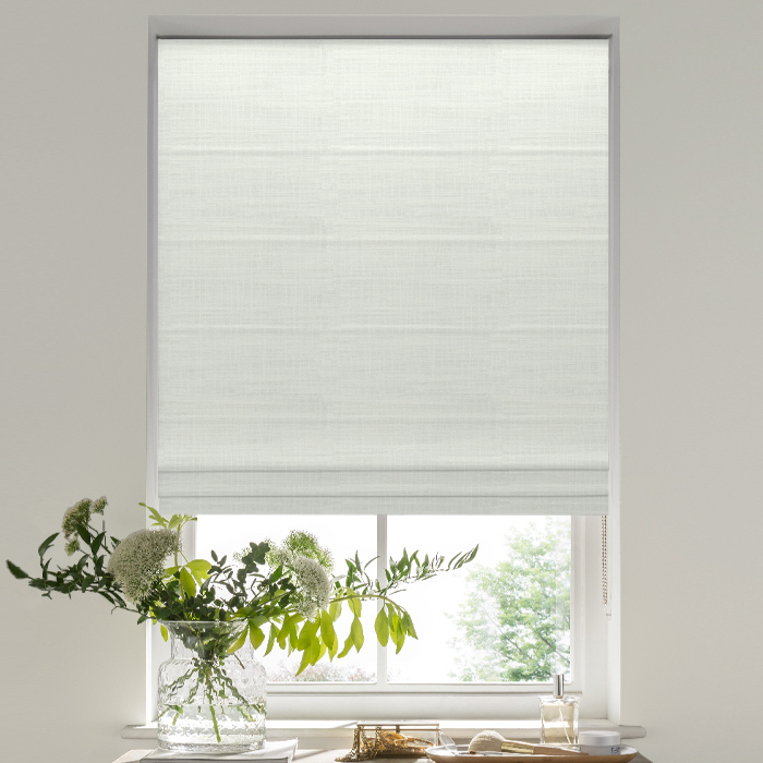 Roman Blind in Rio Ivory