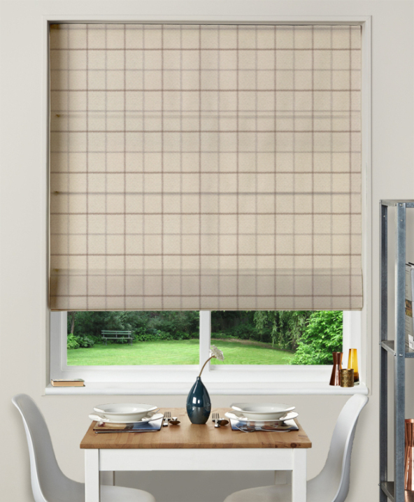 Made To Measure Roman Blind Bamburgh Natural