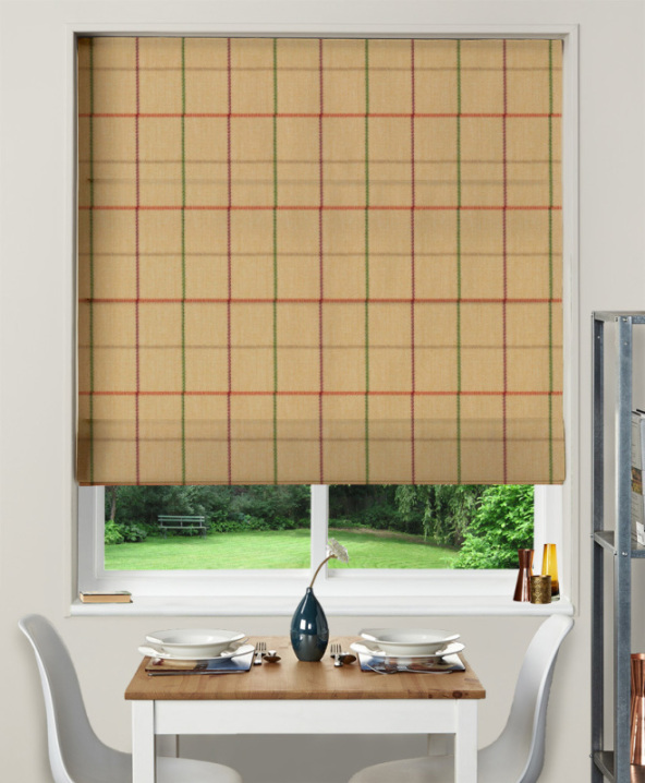 Made To Measure Roman Blind Brodie Sand 1