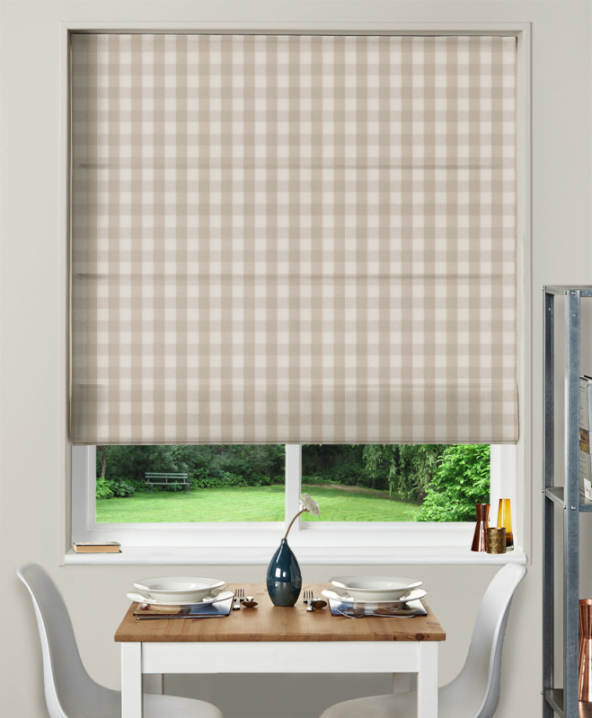 Made To Measure Roman Blind Coniston Natural 2