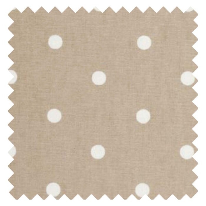 Roman Blind Dotty Taupe Swatch