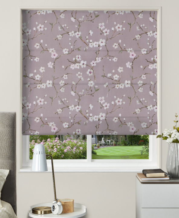 Made To Measure Roman Blind Emi Heather 1