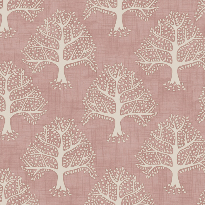 Great Oak Coral Fabric