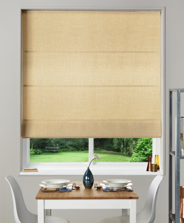Made To Measure Roman Blind Henley Bamboo 1