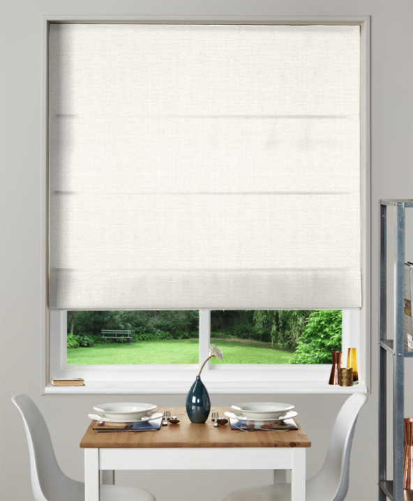 Made To Measure Roman Blind Henley Natural 1