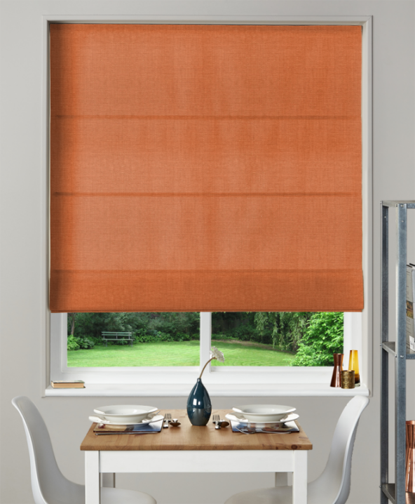 Made To Measure Roman Blind Henley Spice 1
