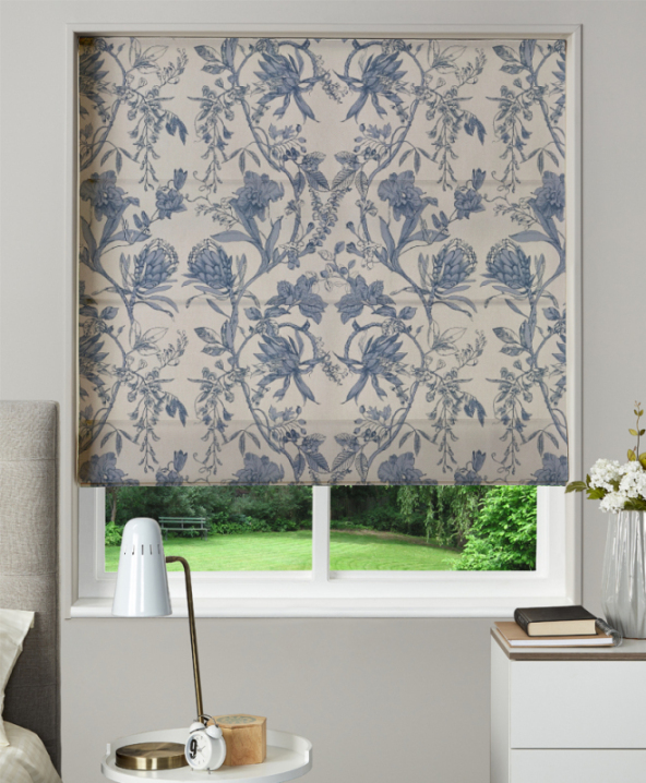 Made to Measure Roman Blind Linley Larkspur