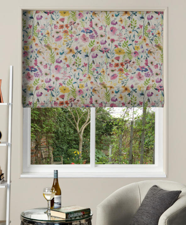 Made To Measure Roman Blind Lolita Summer Linen 1