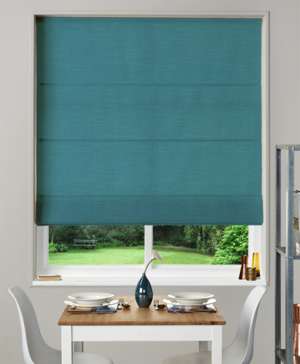 Made To Measure Roman Blind Nantucket Bluejay 1