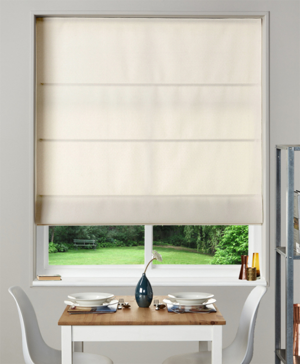 Made To Measure Roman Blind Nantucket Chalk