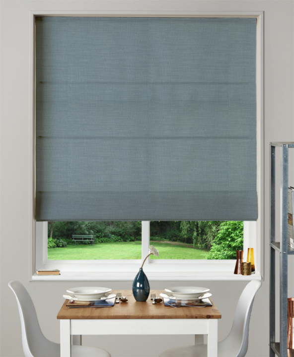 Made To Measure Roman Blind Nantucket Chambray 1