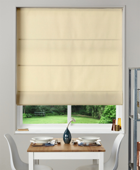 Made To Measure Roman Blind Nantucket Cream 1