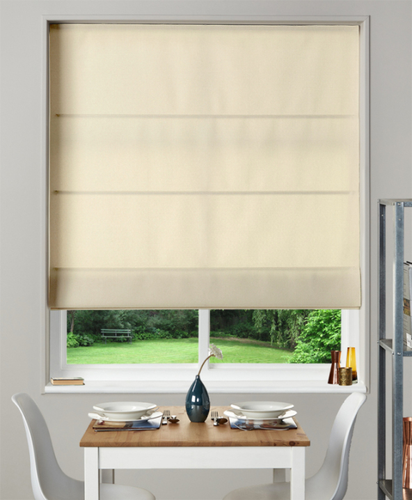 Made To Measure Roman Blind Nantucket Ivory 1