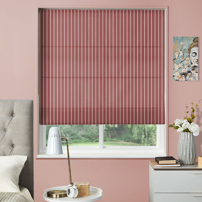 Pencil Stripe Massai Roman Blind