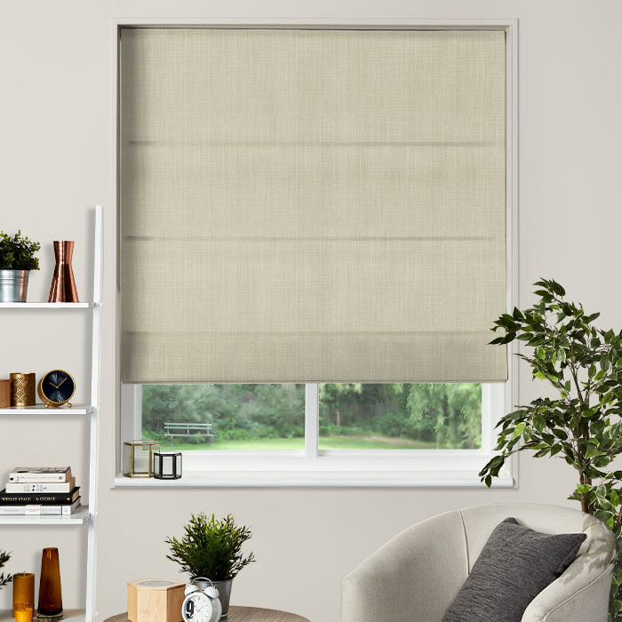 Poro Parchment Roman Blind