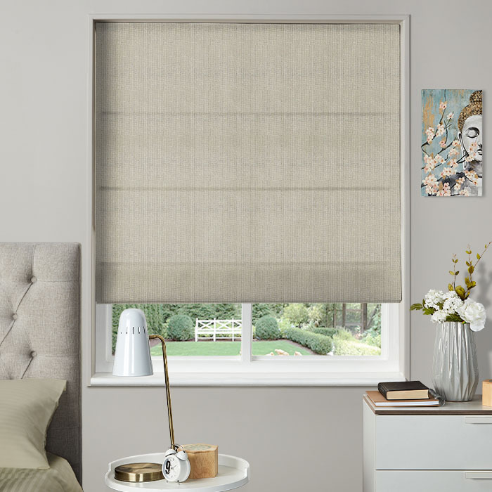 Faux Linen Natural Roman Blind