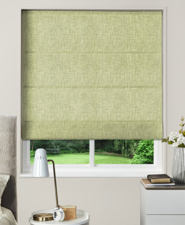 Made To Measure Roman Blind Silva Green