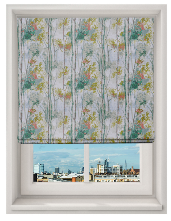 Made To Measure Roman Blind Silver Birch Willow