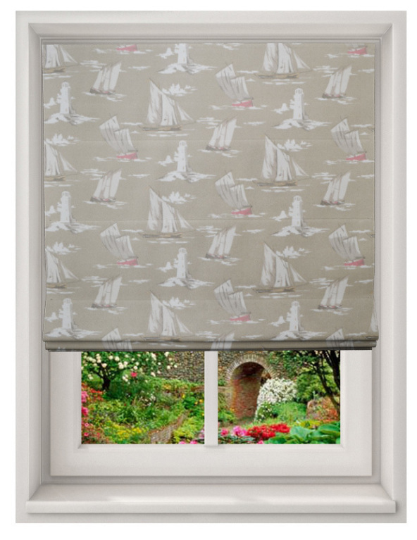Skipper Taupe Made To Measure Roman Blind