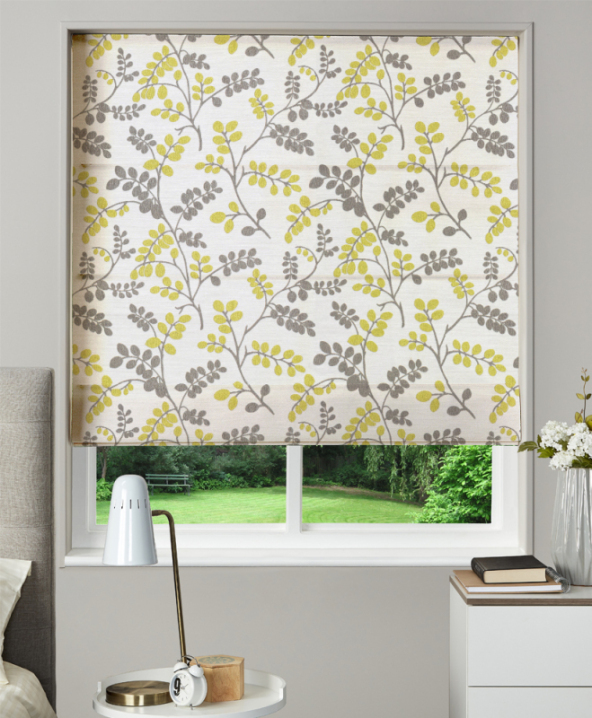 Made To Measure Roman Blind Tyrol Pistachio 1