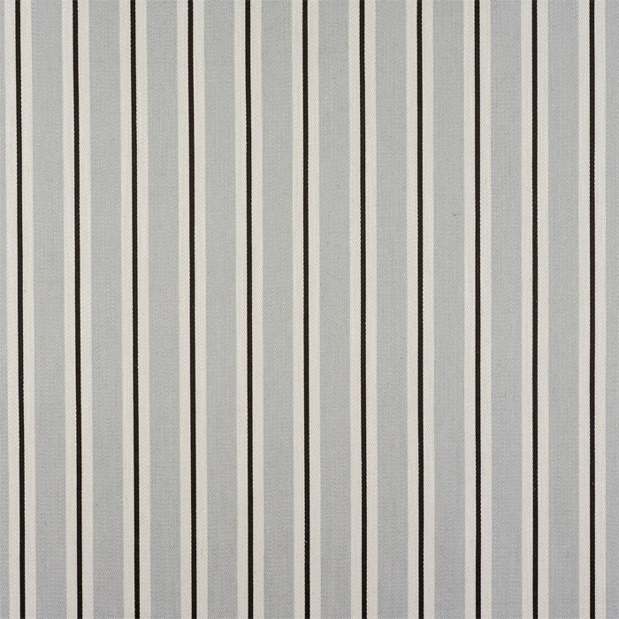 Arley Stripe Silver Fabric by Porter And Stone