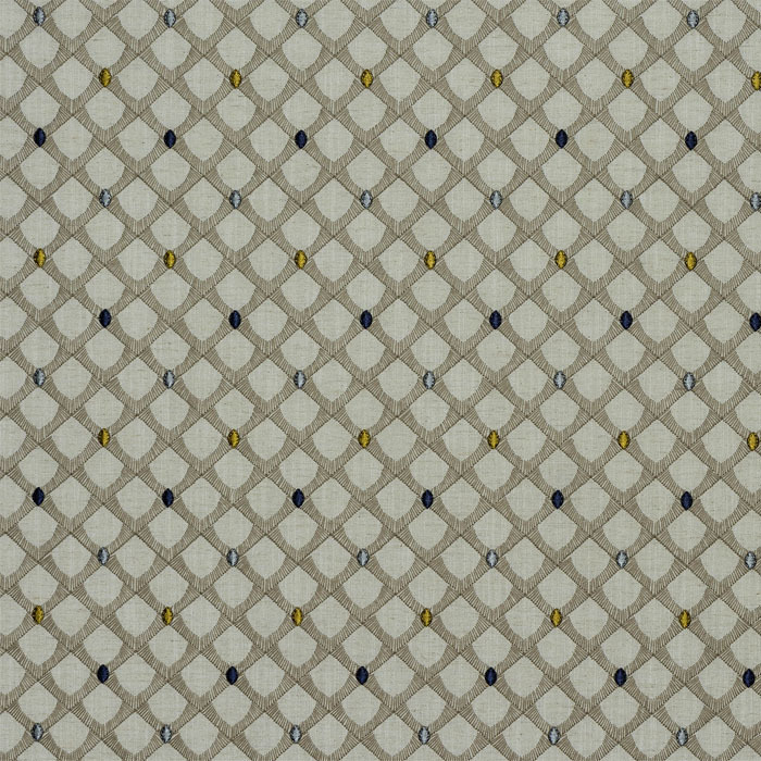 Arlington Indigo Fabric by Porter And Stone