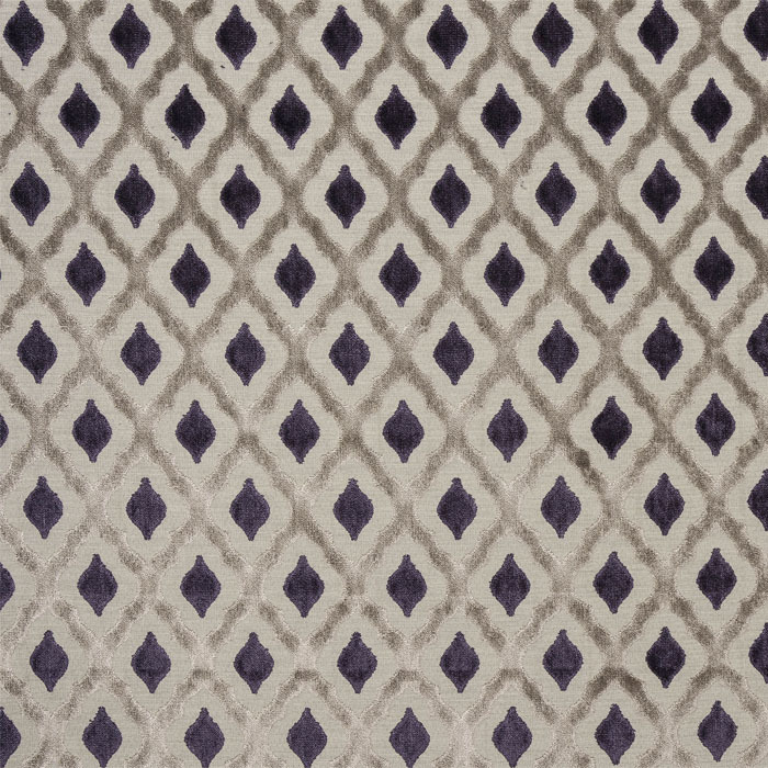 Assisi Aubergine Fabric by Porter And Stone