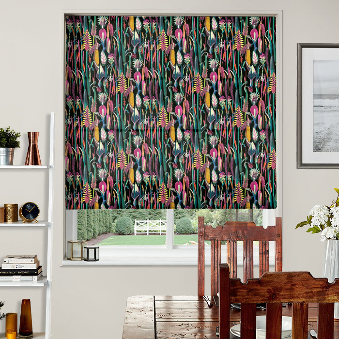 Roman Blind in Borneo Ebony by Chatham Glyn