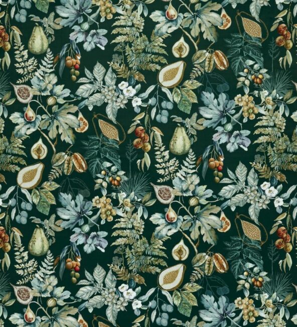 Borneo Forest Fabric by Ashley Wilde