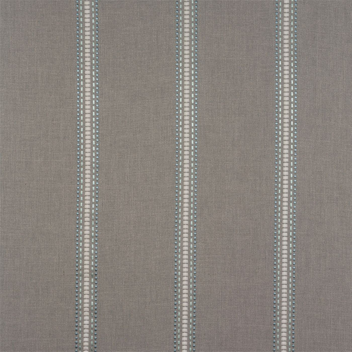 Bromley Stripe Duckegg Fabric by Porter And Stone