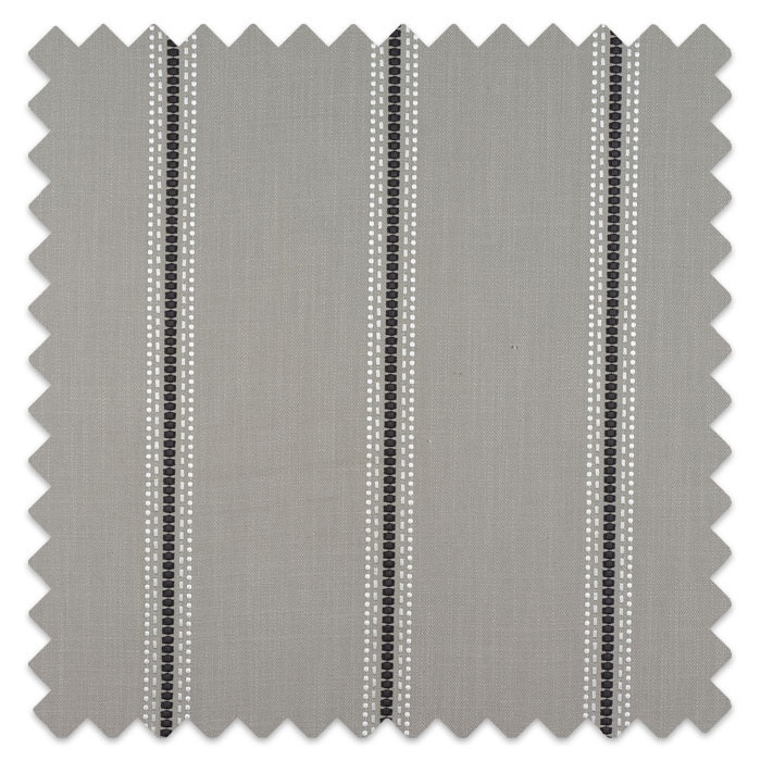 Swatch of Bromley Stripe Silver by Porter And Stone