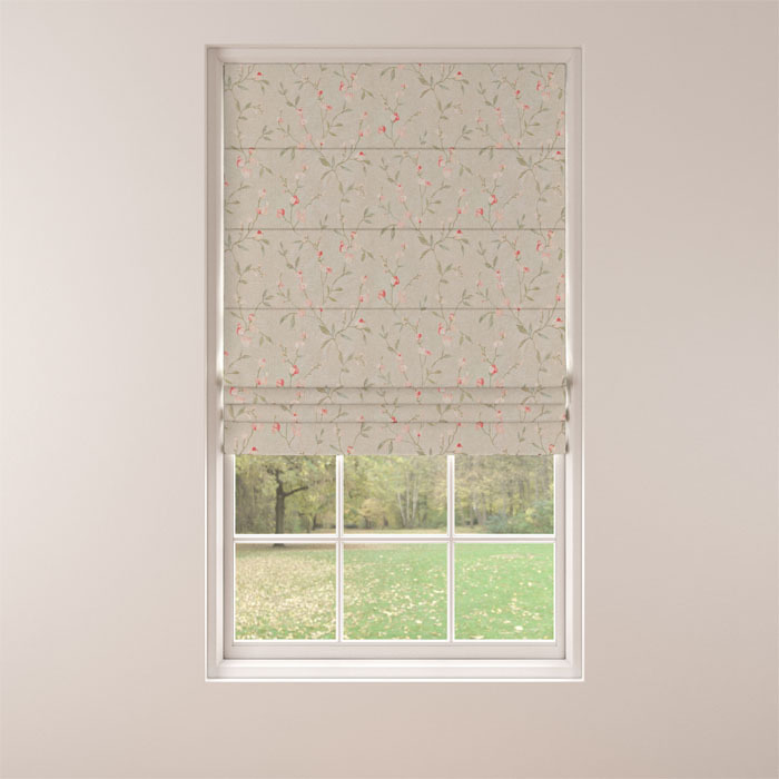 Roman Blind in Cerelia Blossom by Belfield Home