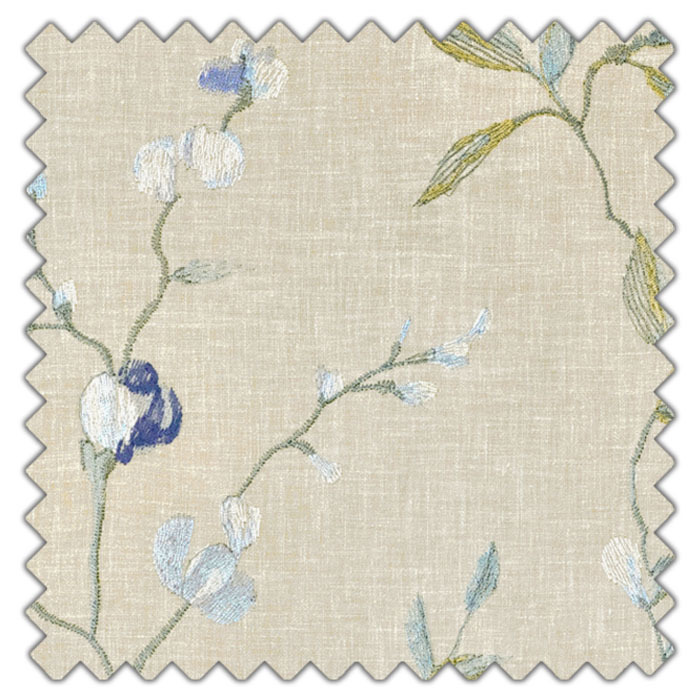 Swatch of Cerelia Indigo by Belfield Home