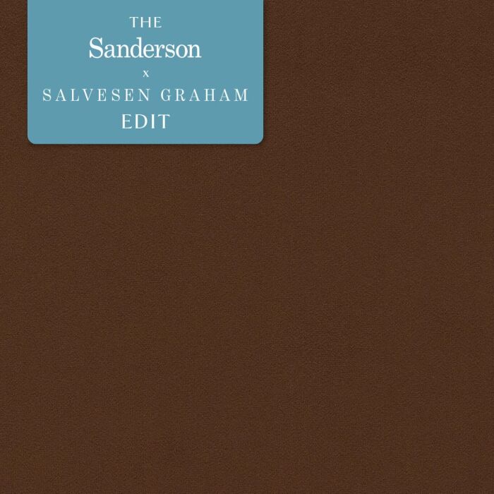 Dorton Cocoa Fabric by Sanderson
