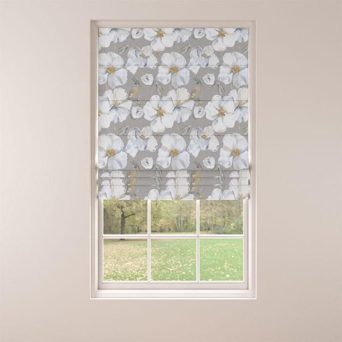 Roman Blind in Embleton Dove by Belfield Home